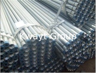 hot dip galvanized steel pipe threaded on both ends