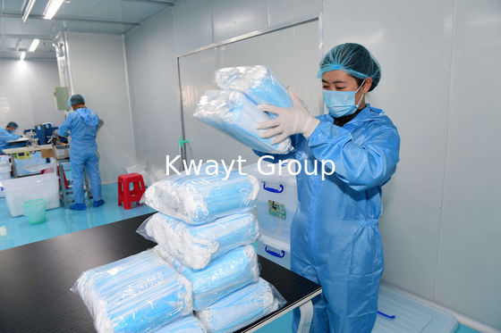 CE approved Disposable 3 Layer Non-woven Fabric Face Mask one time use