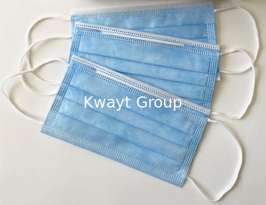 CE approved Disposable 3 Layer Non-woven Fabric Face Mask one time use