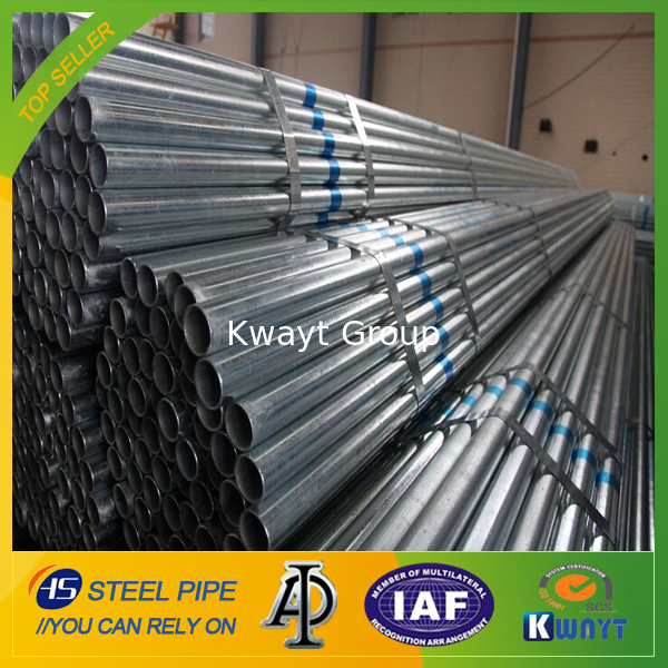 hot dipped galvanized steel pipe,BS1387 steel tube,220g/m2 zinc coating steel pipe